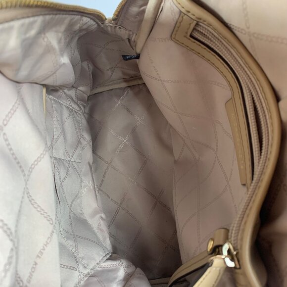 MICHAEL KORS Rhea Medium Color-Block Signature Logo Backpack EUC - Picture 9 of 12